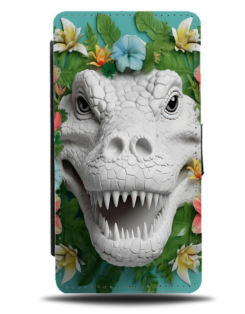 White Albino White Alligator Flip Wallet Case Alligator Alligators Gator CY12