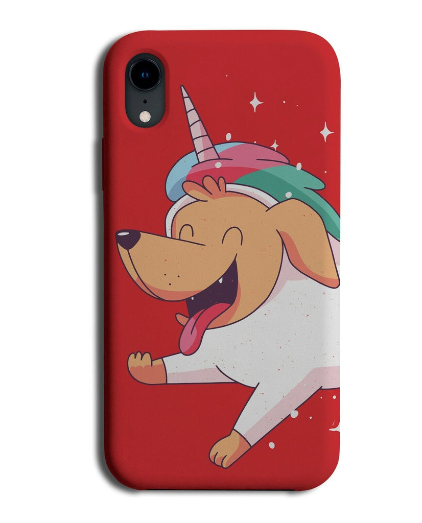 Happy Unicorn Puppy Fancy Dress Phone Case Cover Dog Dogs Pyjamas Outfit K429