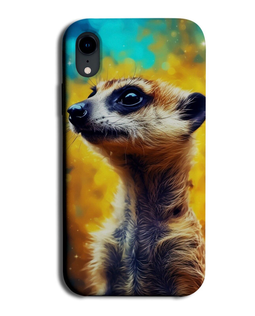 Meerkat Photograph Phone Case Cover Picture Photo Meerkats Head Colourful CQ42