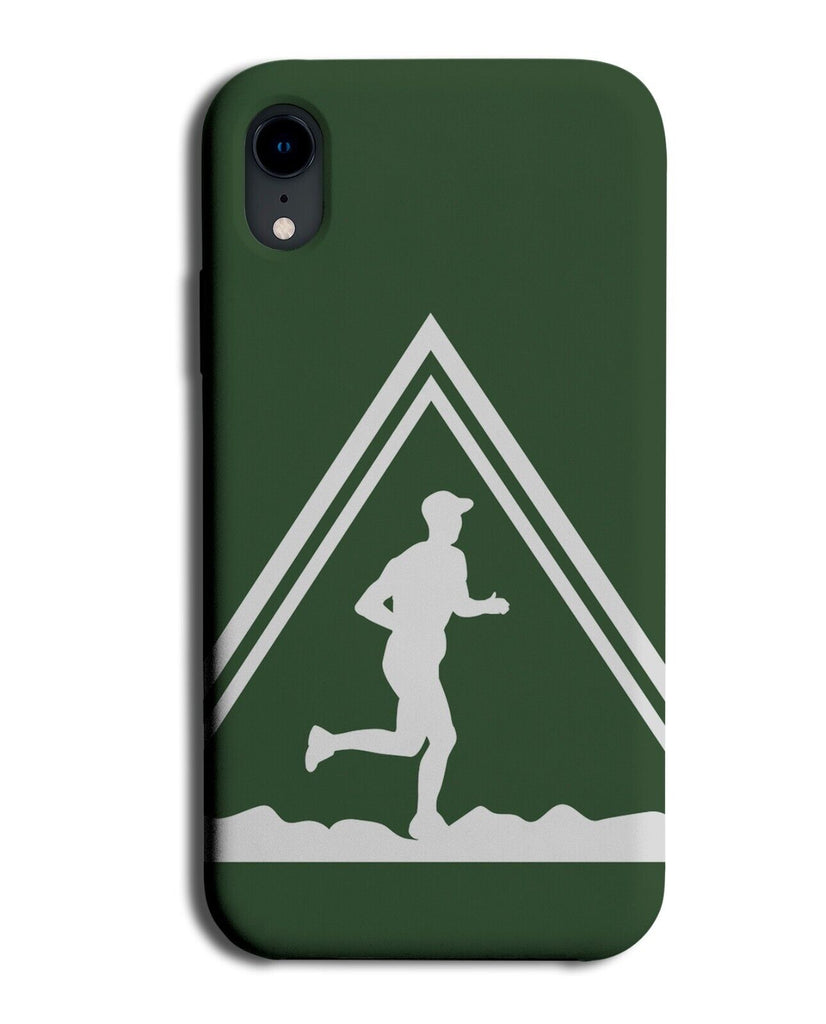 Cross Country Runner Phone Case Cover Run Running Crosscountry Green Mens Q264