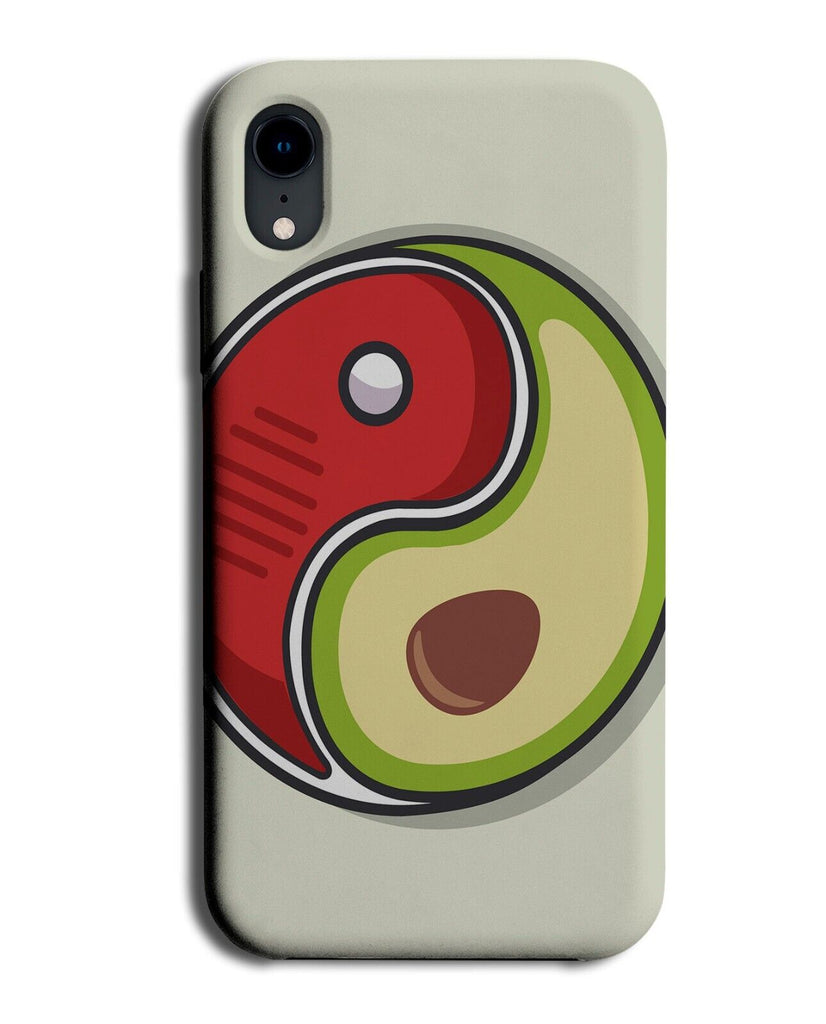 Ketogenic Diet Phone Case Cover Food Vegan Avocado Meat Vegetables Yin Yang P978