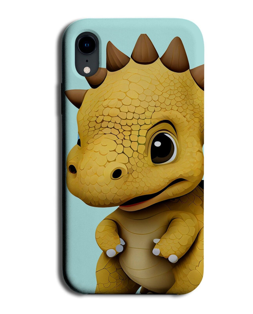 The Little Yellow Brontosaurus Phone Case Cover Mustard Coloured Colour AD29
