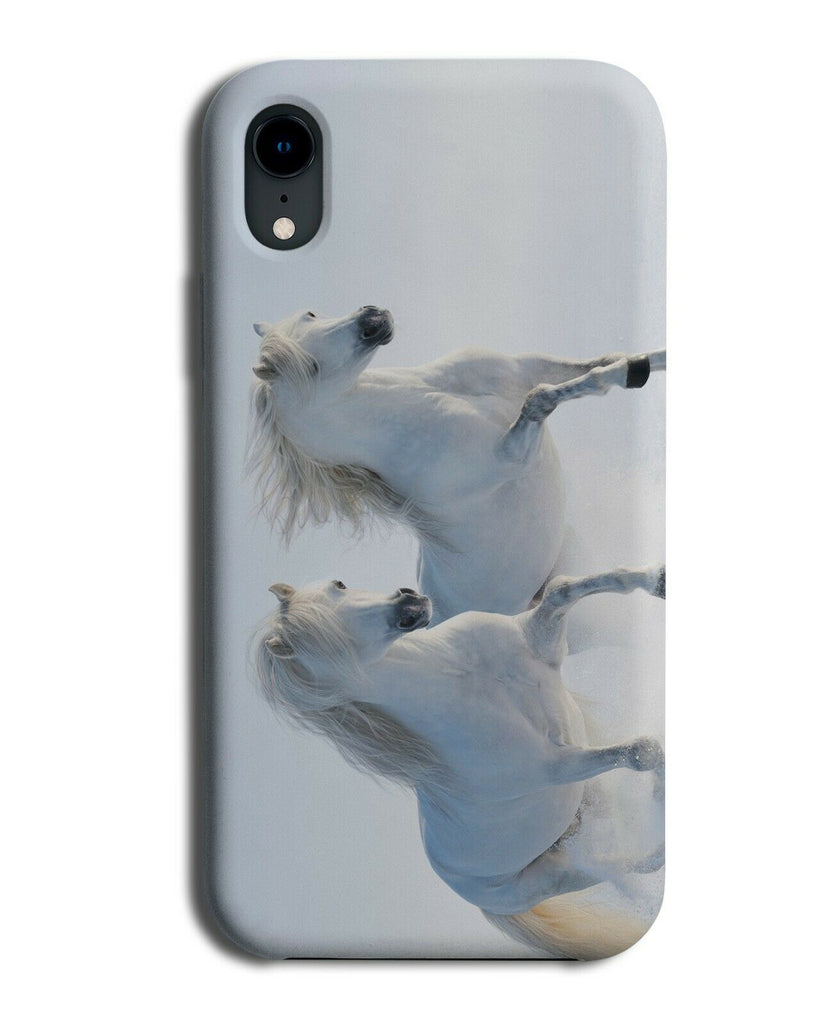 Galloping White Stallions Phone Case Cover Stallion Horse Horses Running H246