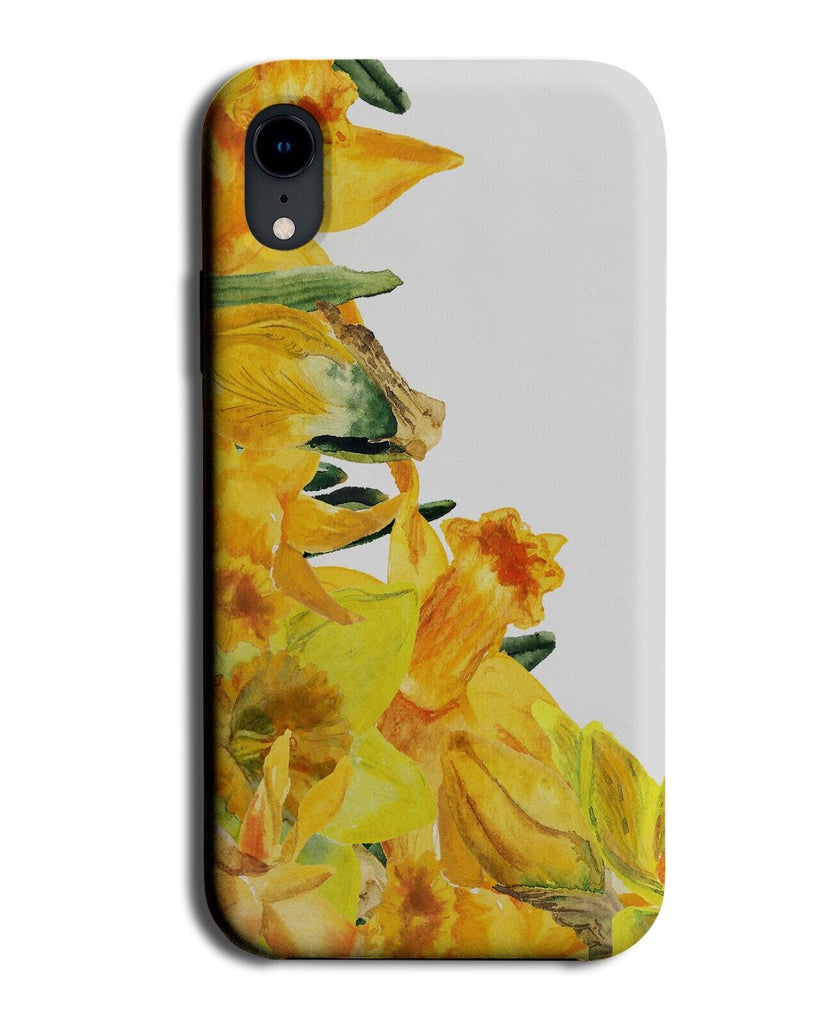 Daffodil Phone Case Cover Narcissus Flowers Petals Yellow Petal Daffodils BW30