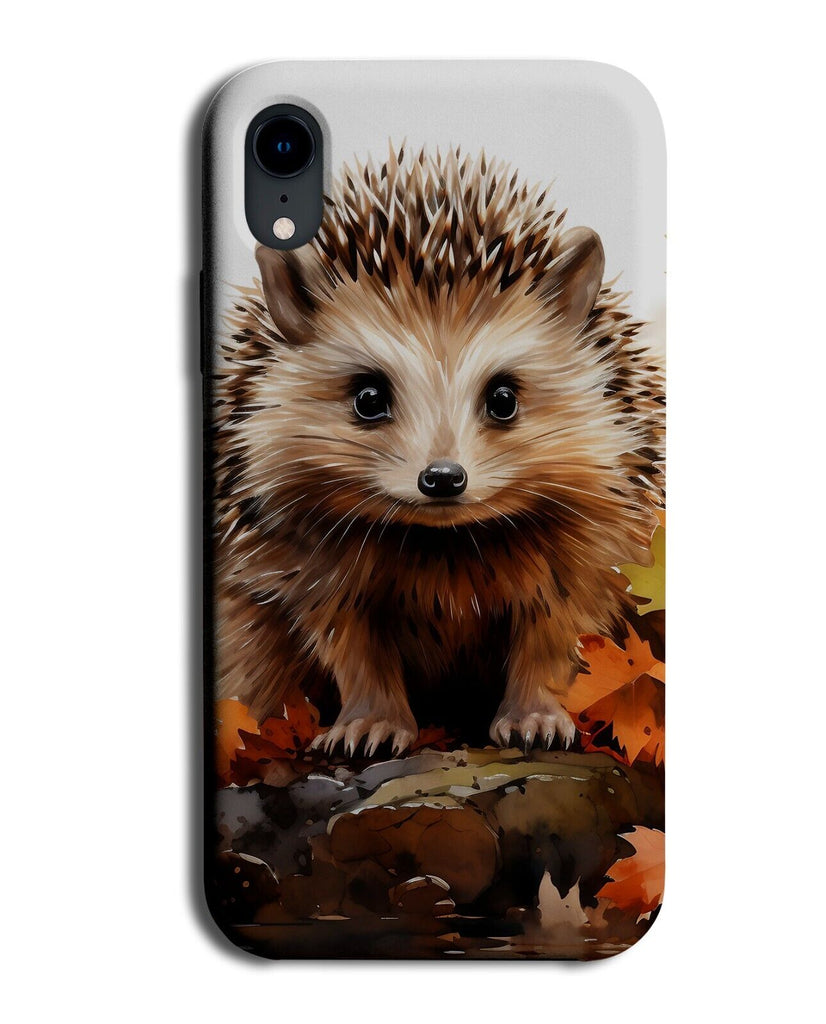Hedgehog Face Phone Case Cover Painting Style Hedgehogs Hedge Hog Picture CY86