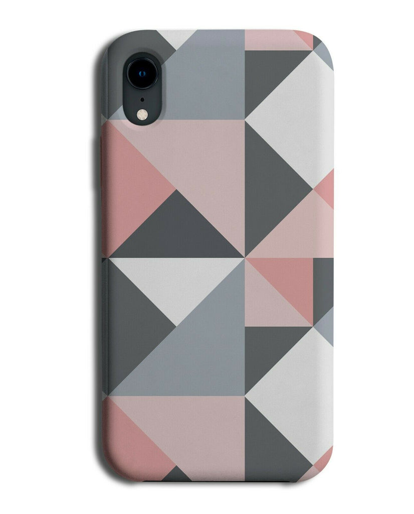 Artistic Abstract Girly Phone Case Cover Girls Colours Stylish Pink Grey H431