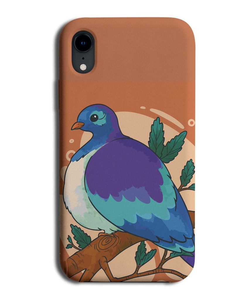 Blue Bird Cartoon Phone Case Cover Birds Nature Pigeon Pigeons Painting N029