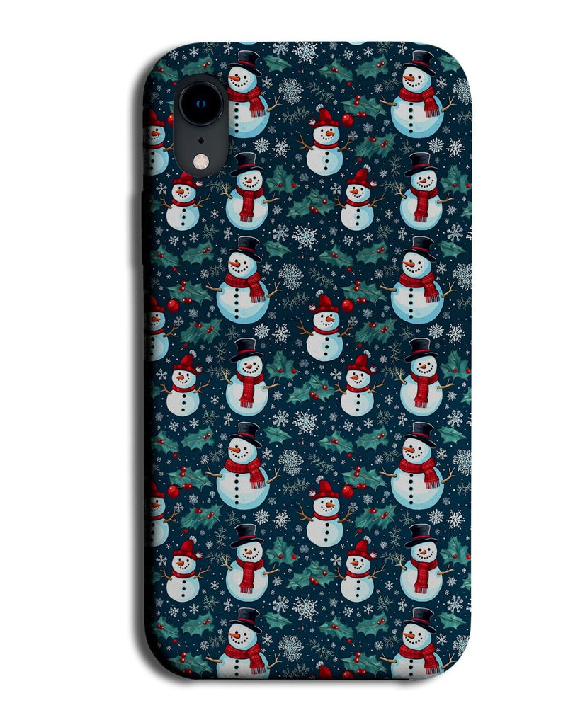 Festive Style Christmas Pattern Phone Case Cover Snowmen Snowman Multiple DH16