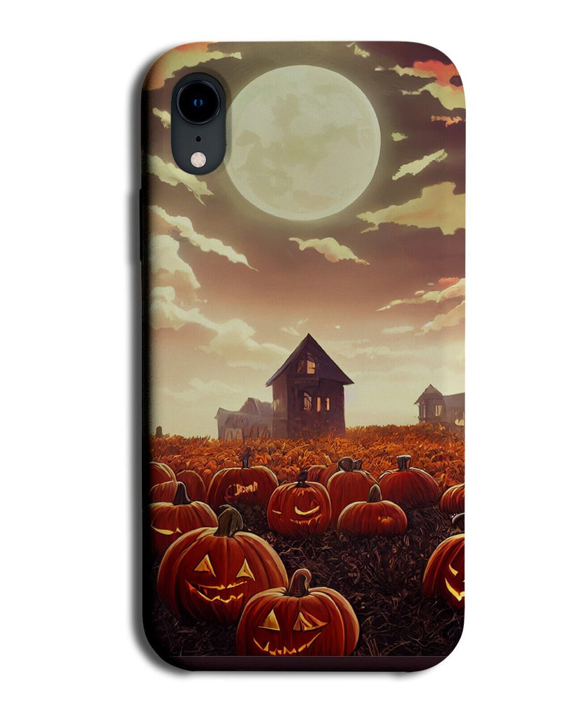 Halloween Pumpkin Field Phone Case Cover Pumpkins Picture Scene Style Look BL18