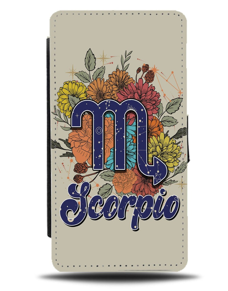 Scorpio Star Sign Flip Wallet Case Signs Zodiac Symbol Logo Scorpios Gift AB28