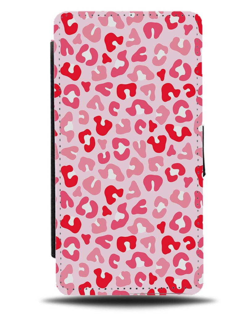 Hot Pink Leopard Print Flip Wallet Case Animals Girly Cheetah Leopards Girl BF48
