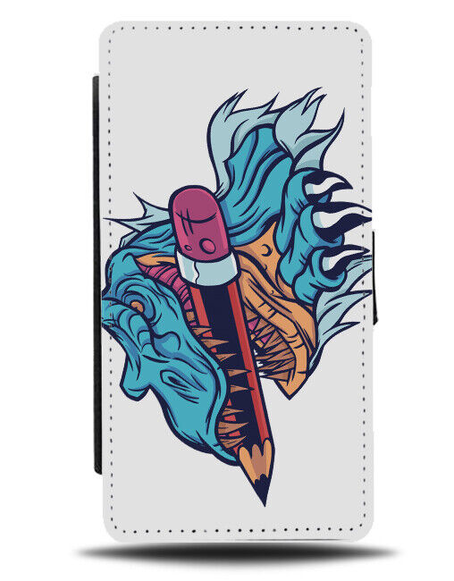 Dinosaur Student Phone Cover Case Studying Pencil Stationary Dinosaurs J237