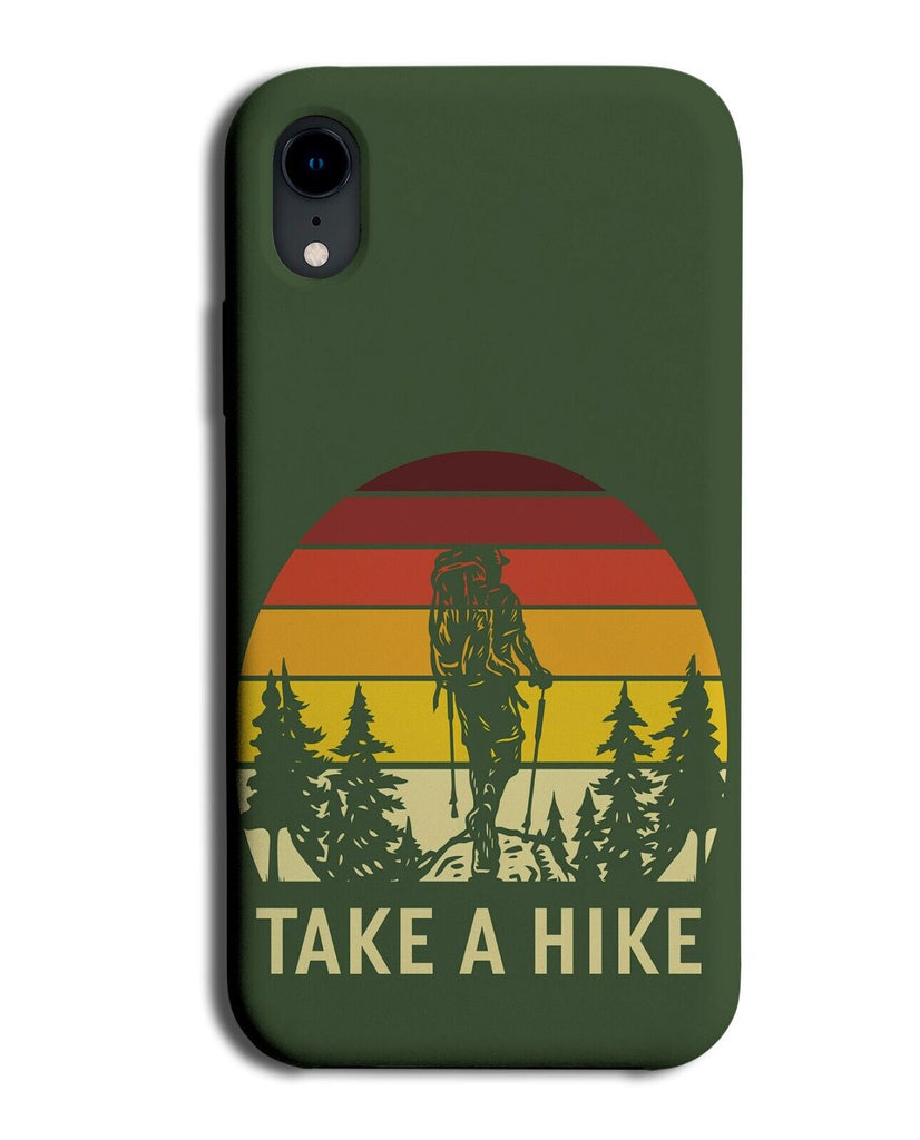 Take A Hike Phone Case Cover Hiking Explorer Retro Adventure Boots Sticks Q465
