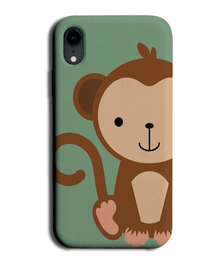 Children's Monkey Phone Case Cover Monkeys Animal Cartoon Childrens Kids Q852D