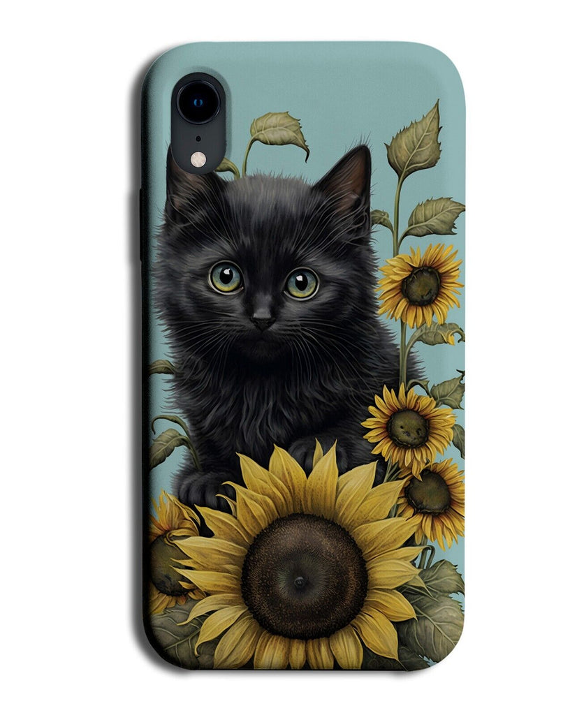 Bombay Cat in Sunflowers Phone Case Cover Floral Cats Breed Sunflower AG86
