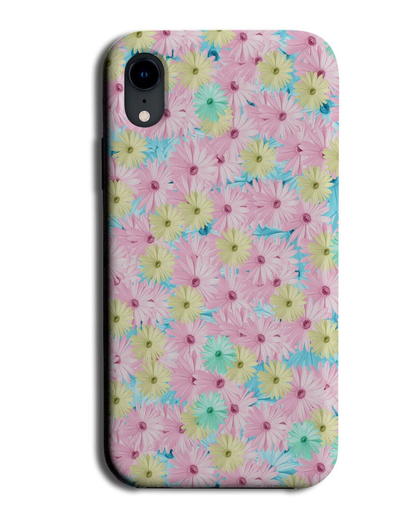 Pastel Coloured Daisies Phone Case Cover Daisy Rainbow Pale Colourful P338F