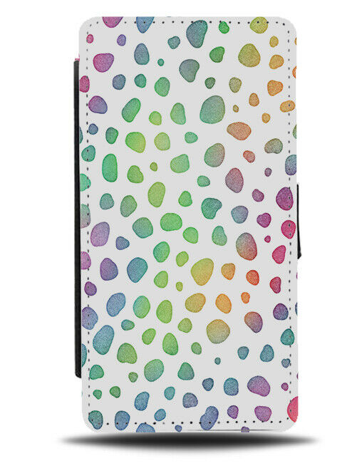 Colourful Safari Spots Flip Wallet Case Dots Spot Leopard Print Cheetah F803