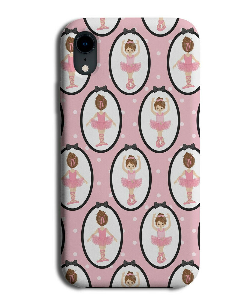 Cartoon Pink Ballet Dress Phone Case Cover Dancing Ballerina Ballerinas E847