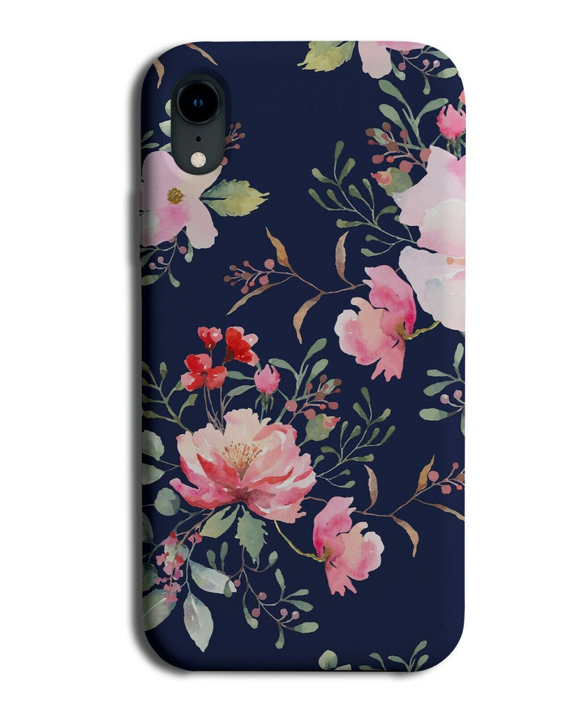 Oil Painting Floral Design Phone Case Cover Flowers Flowery Pink Roses B797