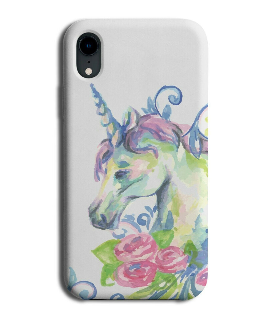 Unicorn Oil Painting Phone Case Cover Colourful Drawing Art Artwork E406
