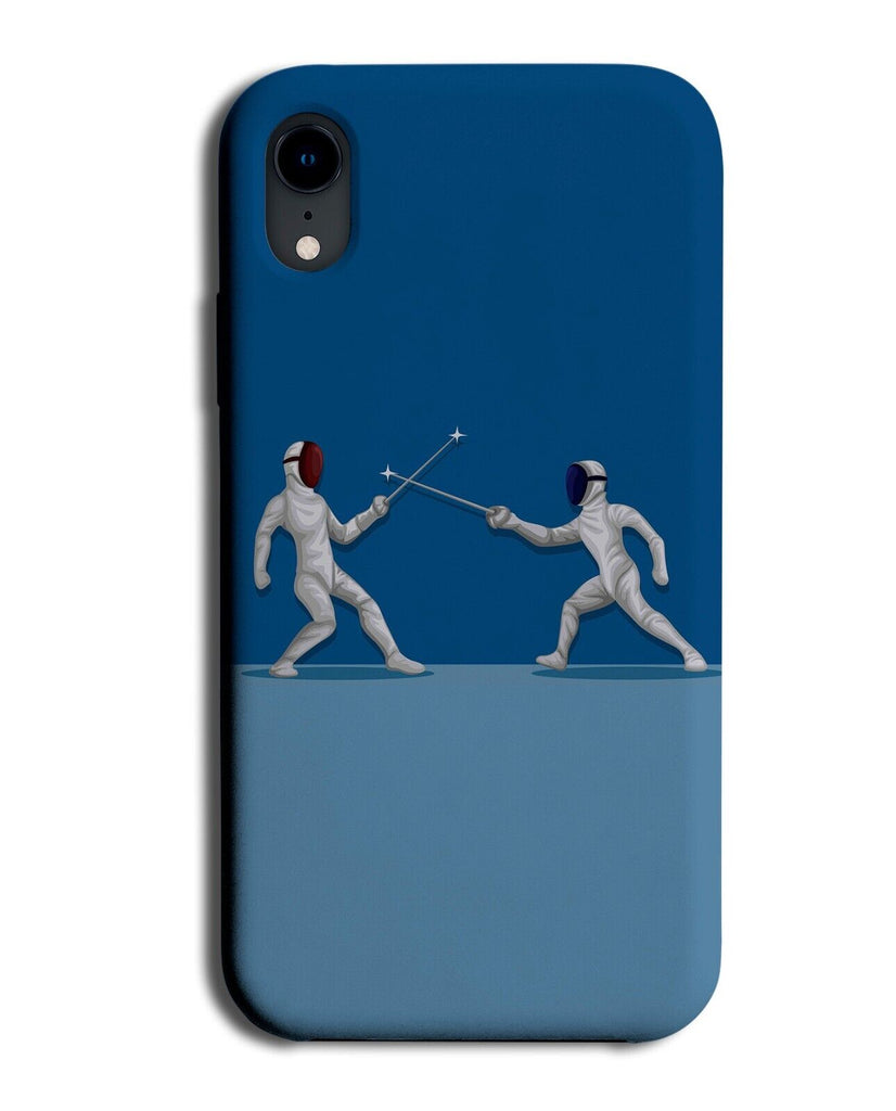 Fencing Battle Phone Case Cover Fencer Fence Joust Masks Hobby Kit Gift G501