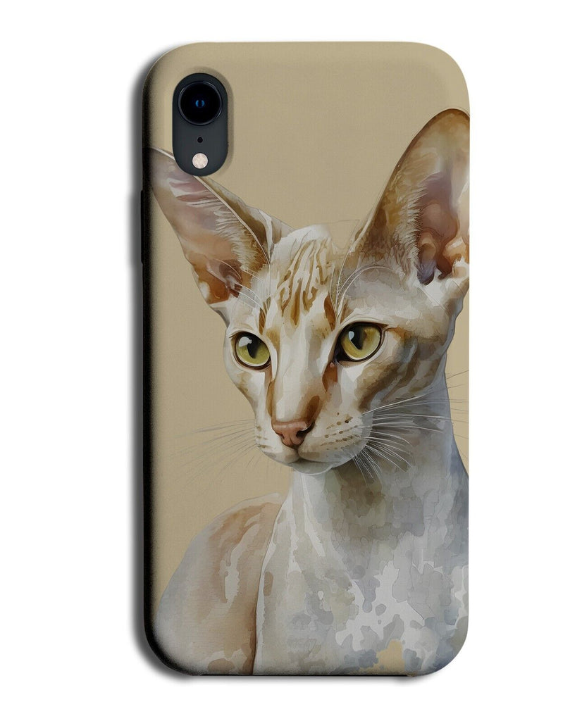 Beige Oriental Shorthair Cat Phone Case Cover Breed Cats Face Sphynx Kitten DH61
