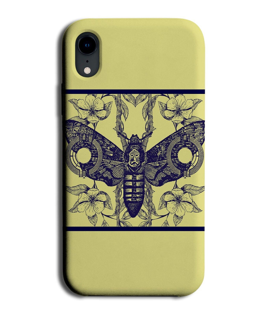 Handrawn Moth Design Picture Phone Case Cover Hand Drawn Drawing Nature P120