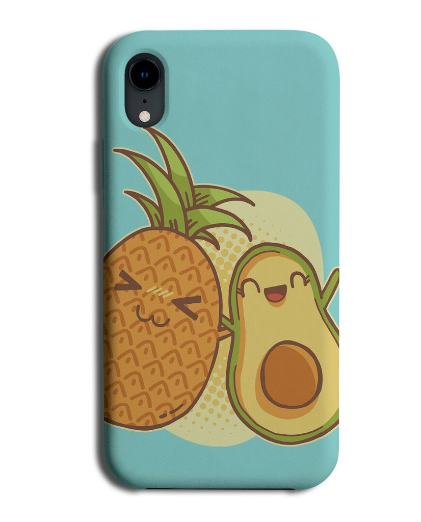 Pineapple and Avocado Friendship Phone Case Cover Avocados Friends BFF K030