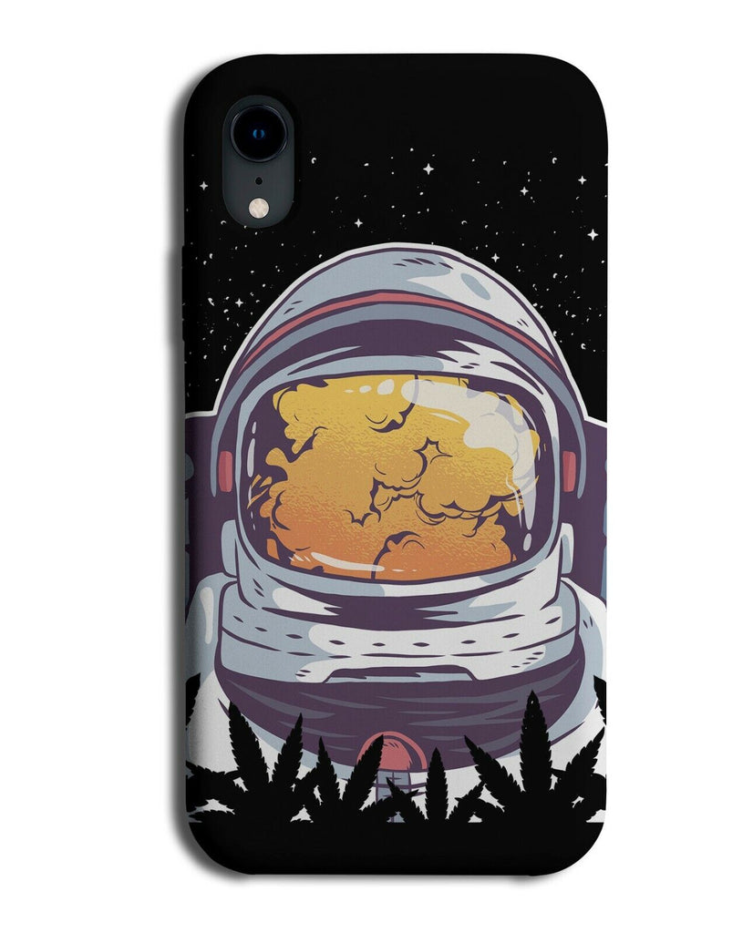 Stoned Astronaught In Space Phone Case Cover Spaced Out Canabis Silhouette i975