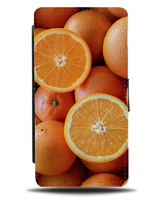 Orange Slices Flip Wallet Phone Case Fruit Oranges Citrus Tangerine Photo A291