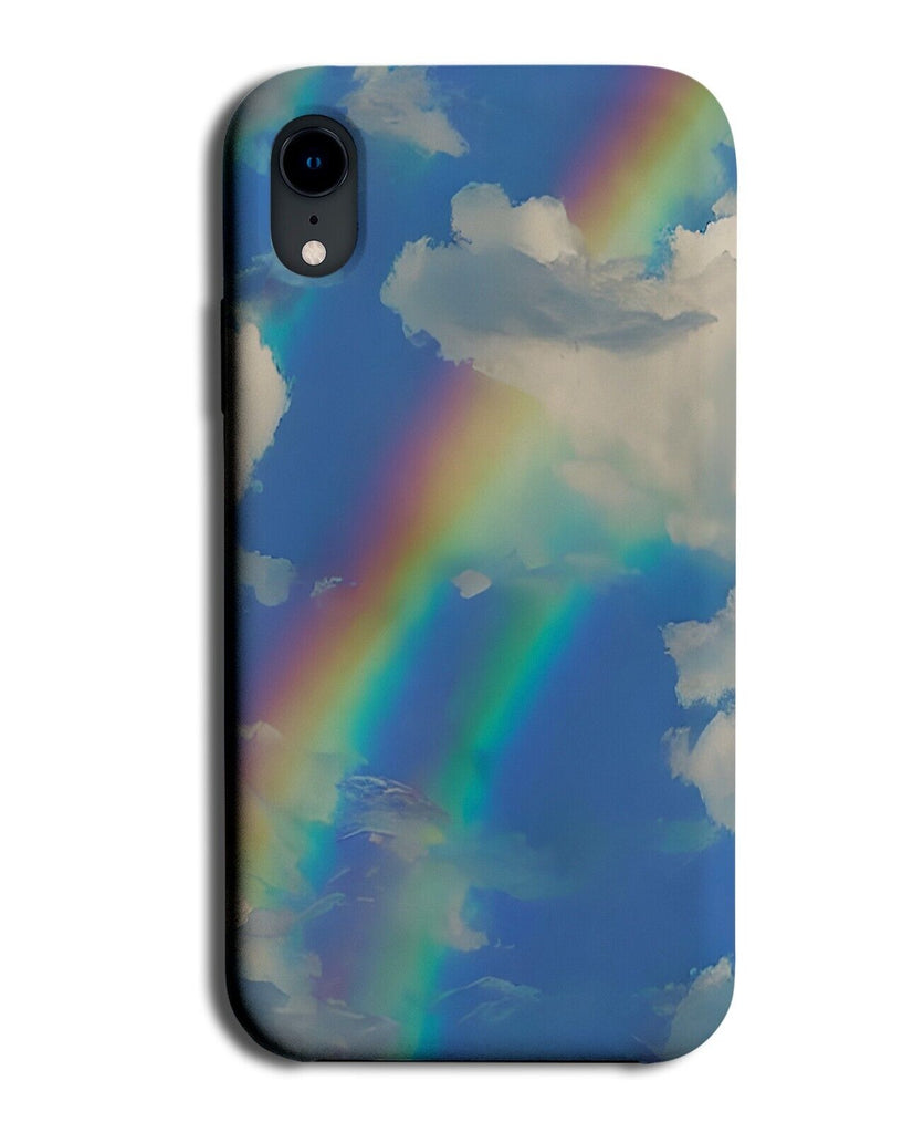 Rainbow In The Sky Phone Case Cover Blue Skys Real Photo Photograph Glow CL15