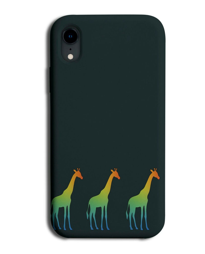 Rainbow Giraffes Phone Case Cover Colourful Multicoloured Giraffe si347