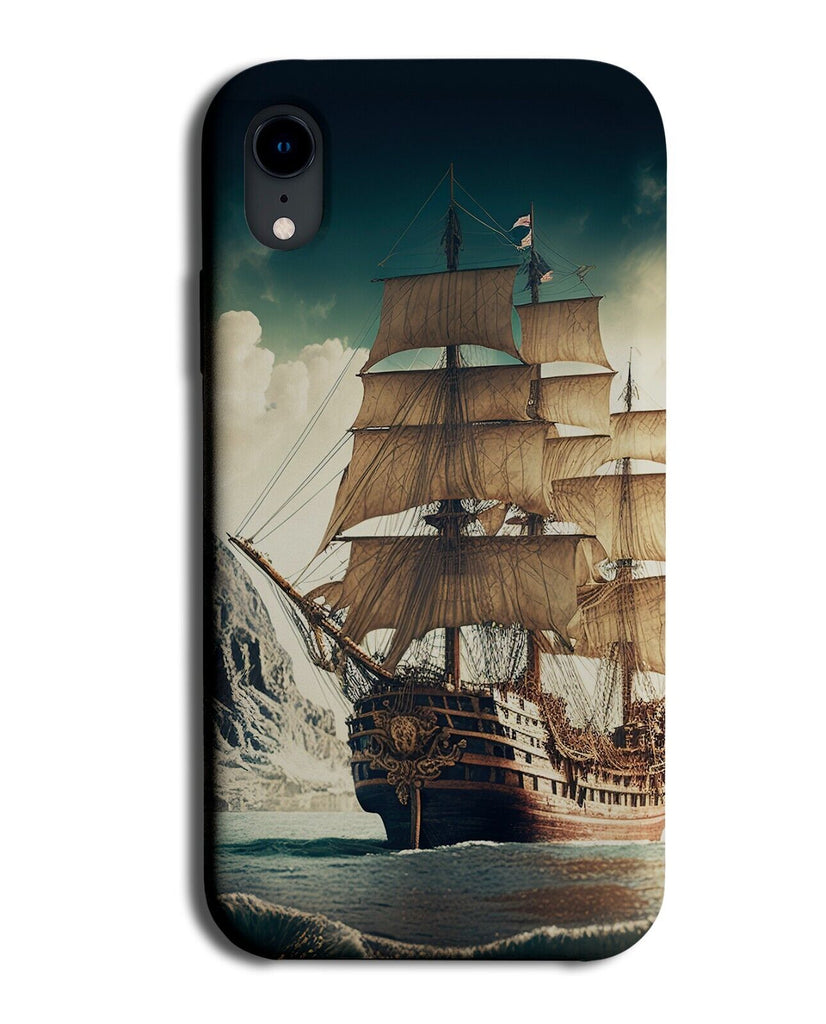 Pirate Ship Sails Phone Case Cover Sail Sailing Pirates Ocean On Water Sea DG45