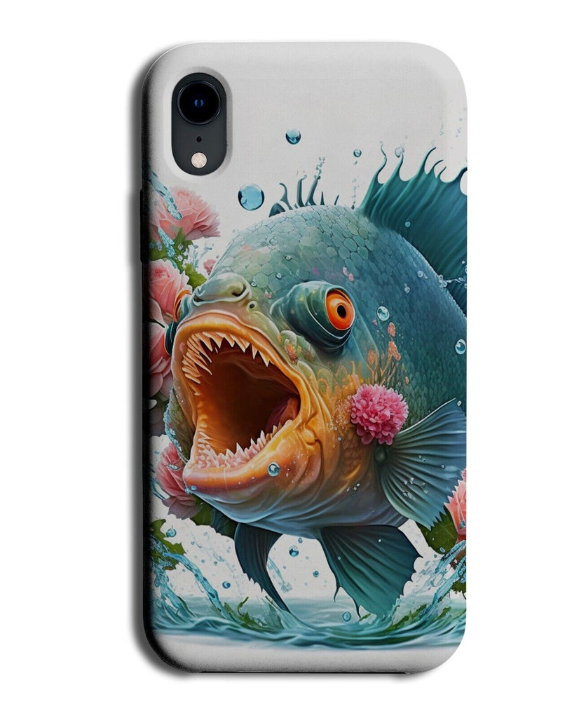 Cartoon Piranha Phone Case Cover Piranhas Monster Fish Fishes Scary Fishing DD53