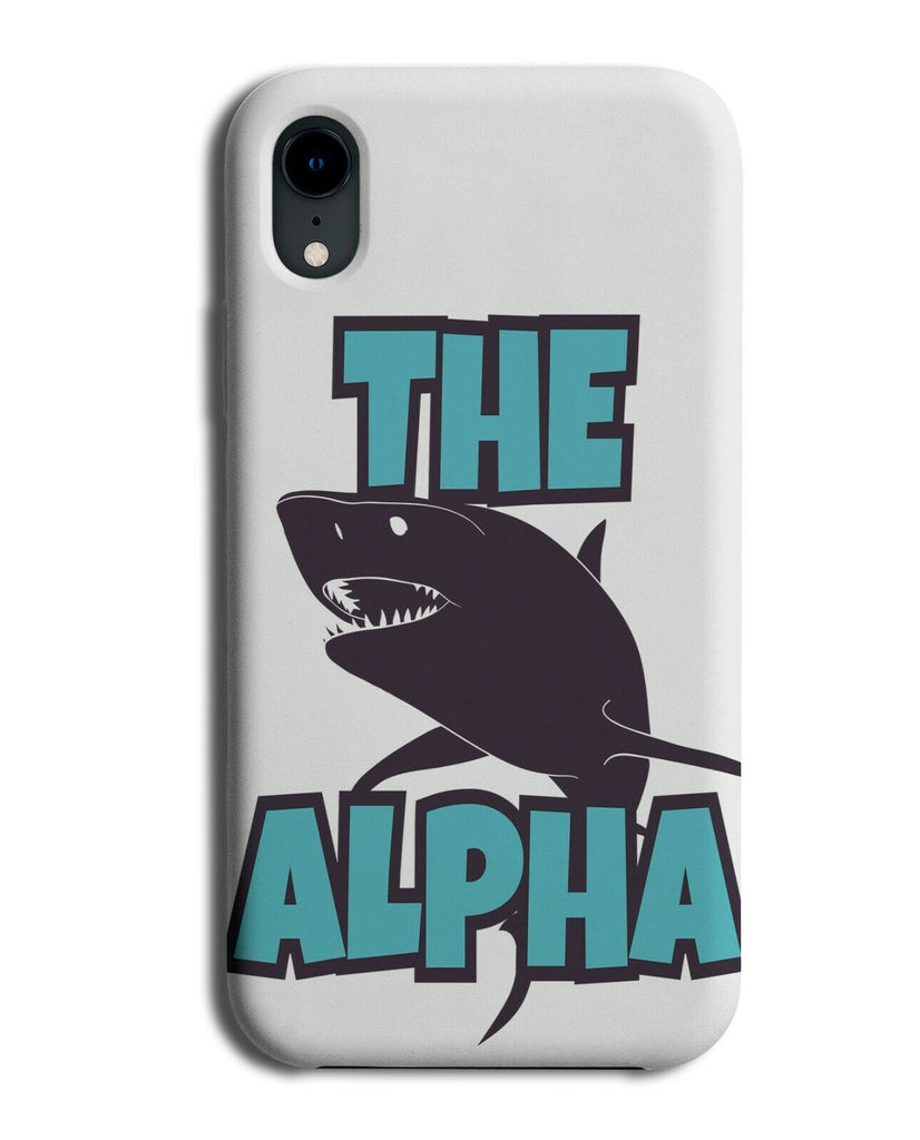 The Alpha Male Phone Case Cover Great White Shark Silhouette Sharks Mens E219