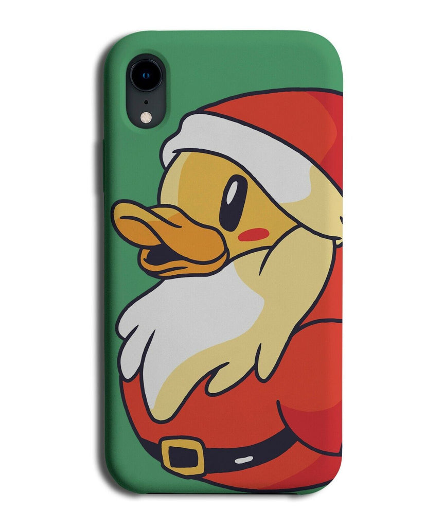 Christmas Rubber Duck In Santa Suit Phone Case Cover Xmas Red Beard Outfit K236