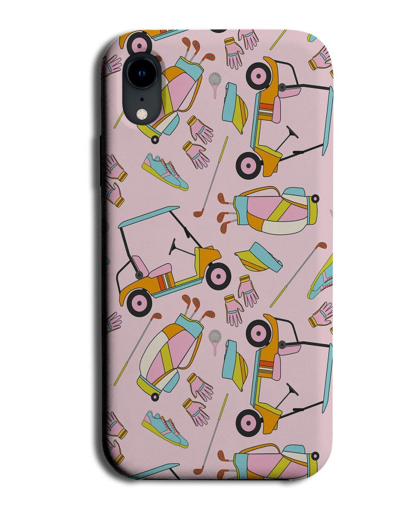 Female Golf Phone Case Cover Golfs Bag Bags Club Clubs Gloves Pink Gift BG38