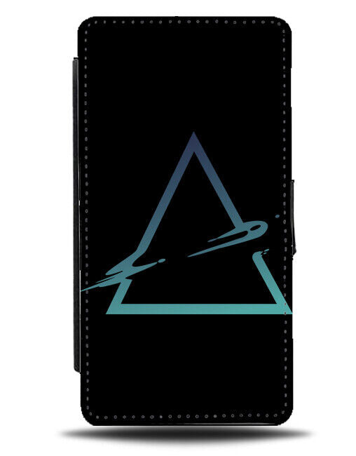 Abstract Triangle Design Flip Wallet Case Shapes Shaped Shape K967