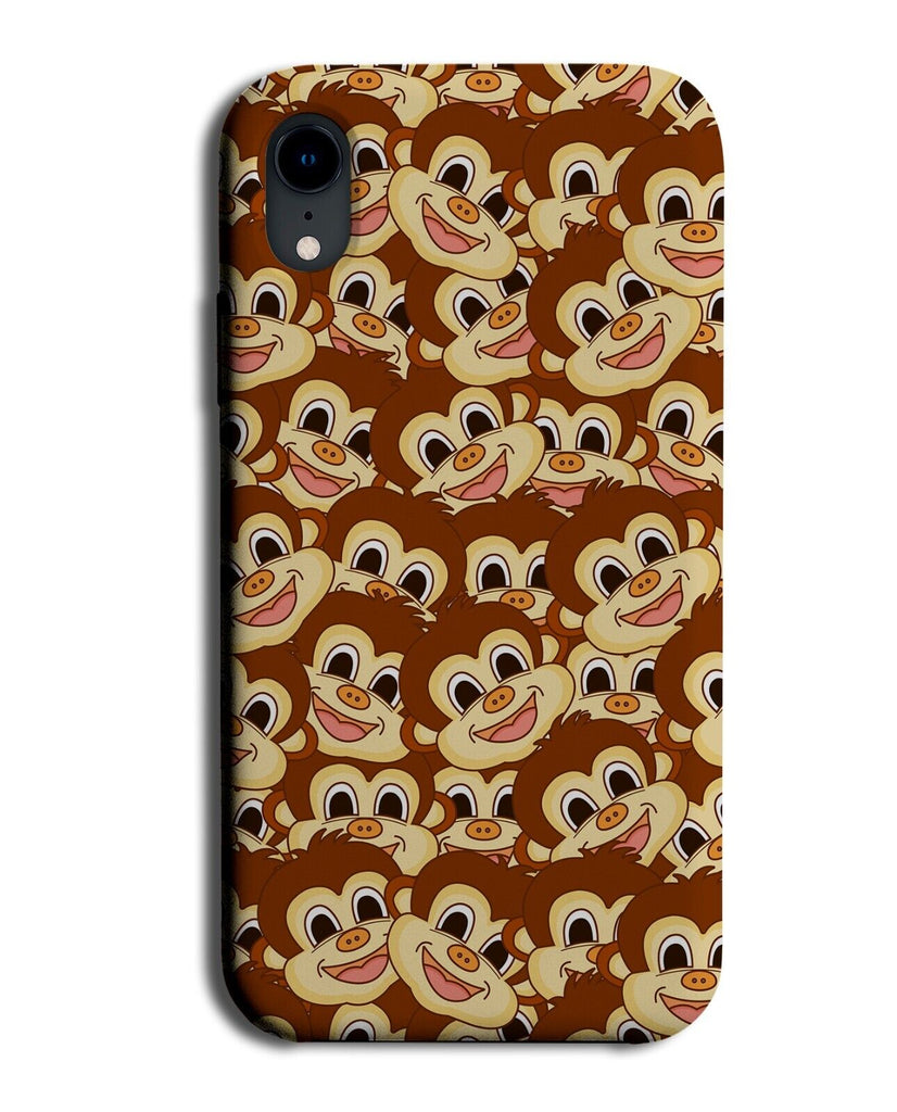 Cartoon Monkey Faces Phone Case Cover Face Monkeys Ape Apes Childs Cute CB78