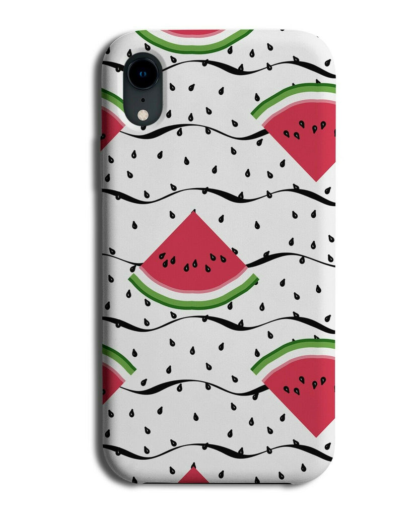 Wavy Watermelon Lines Phone Case Cover Water Melon Slice Tropical E801