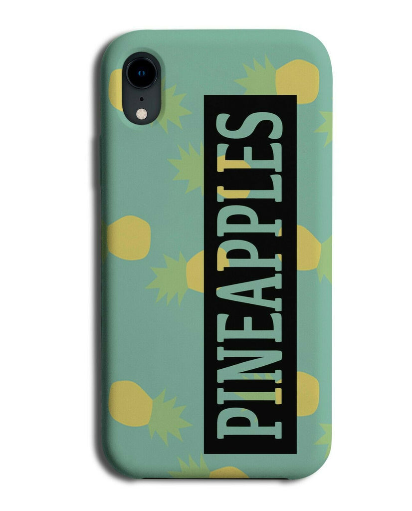 Tropical Pineapple Phone Case Cover Pineapples Green Pattern Wallpaper A370