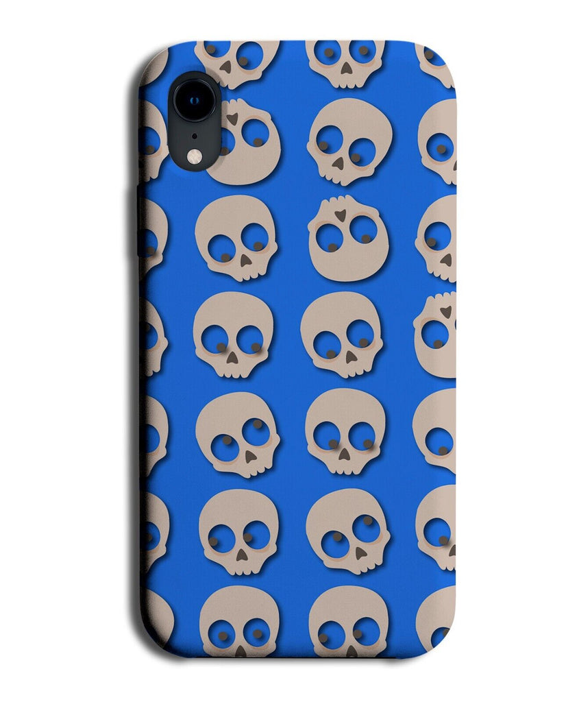 Light Blue Skelton Heads Phone Case Cover Head Skull Faces Face Shapes CP44