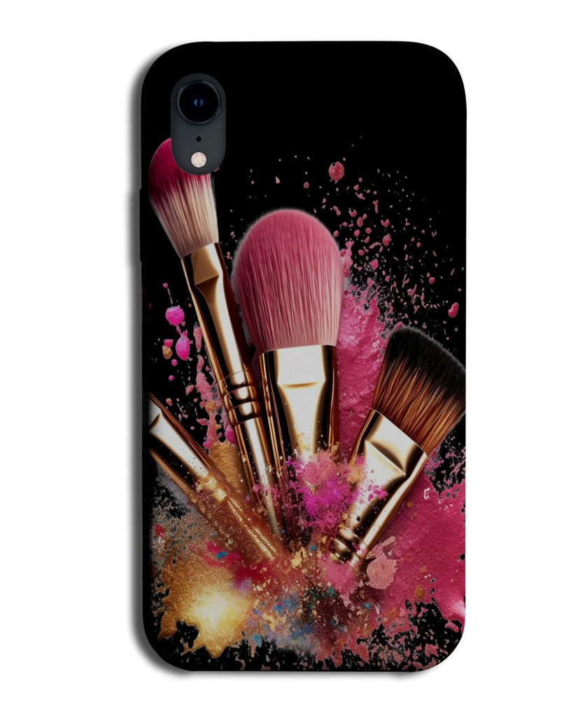 Make Up Salon Design Phone Case Cover Makeup Brushes Brush Novelty Style DF37
