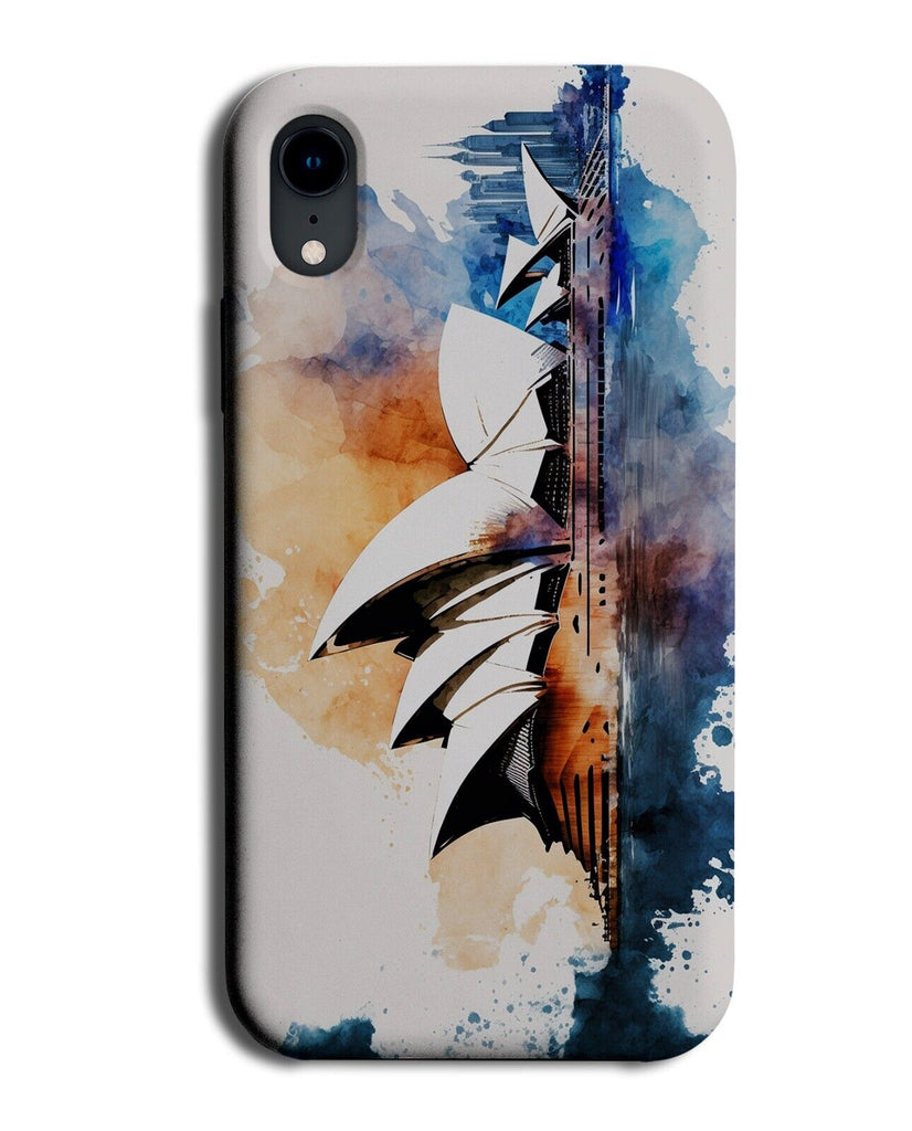 Sydney Opera House Painting Phone Case Cover Australian Landmark Australia P254G