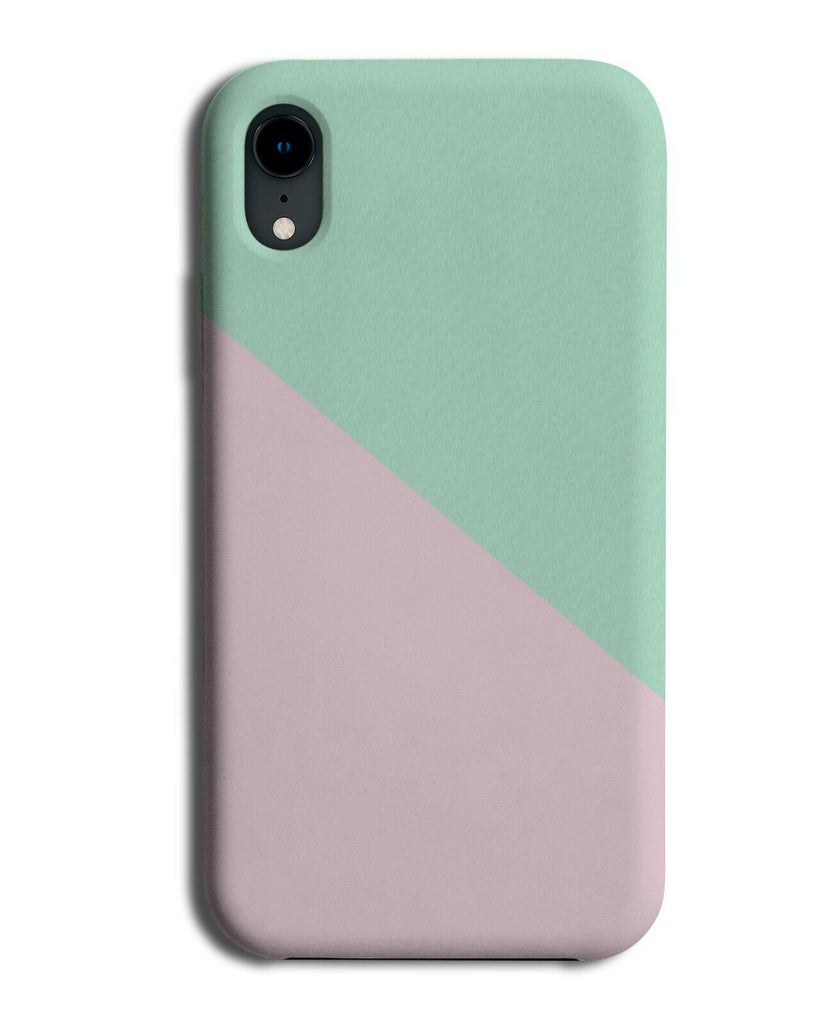 Mint Green and Baby Pink Phone Case Cover Light Pastel Pale Green Coloured i420