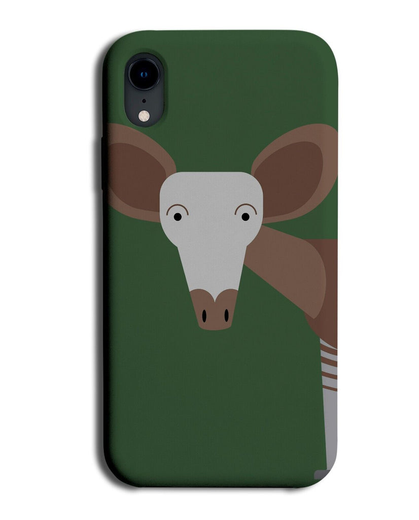 Okapi Giraffe Phone Case Cover Okapis Cartoon Face Giraffes Animal Deers Q365