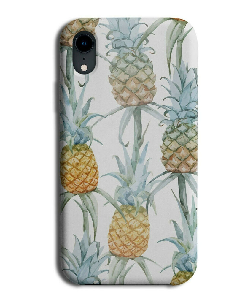 Pineapple Painting Pattern Phone Case Cover Print Pineapples Fruit Fruits G971