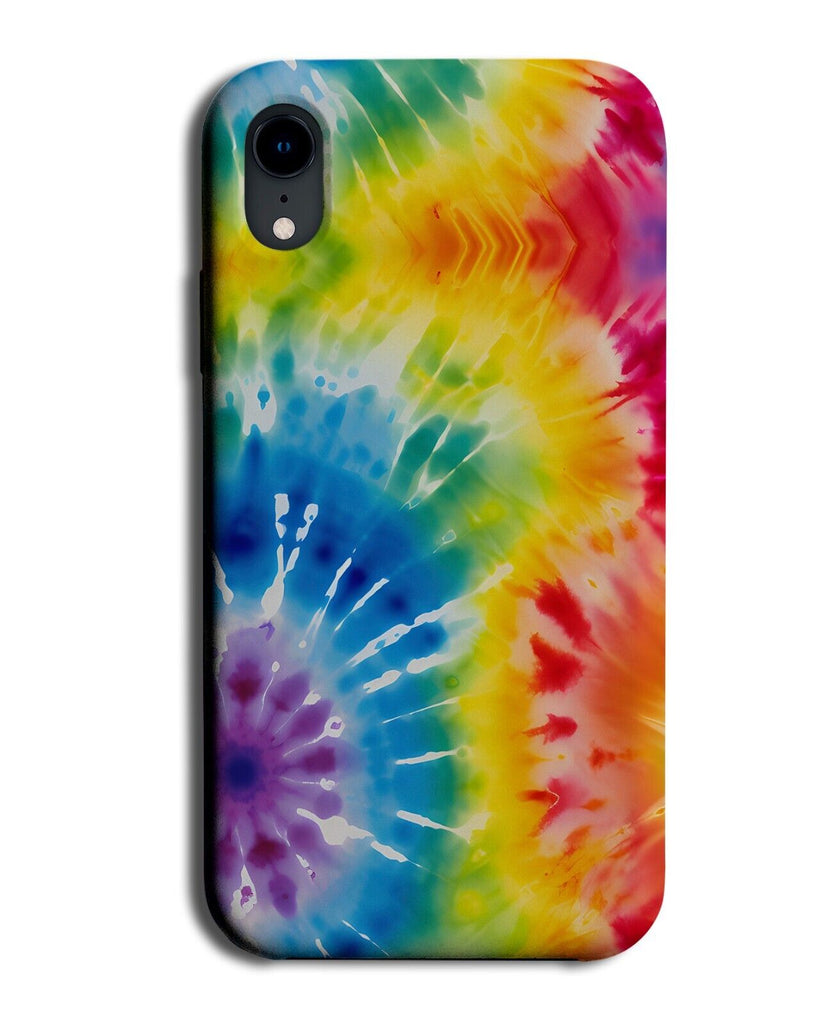 Brightly Multicoloured Tie Dye Patterning Phone Case Cover Pattern Shapes CL30