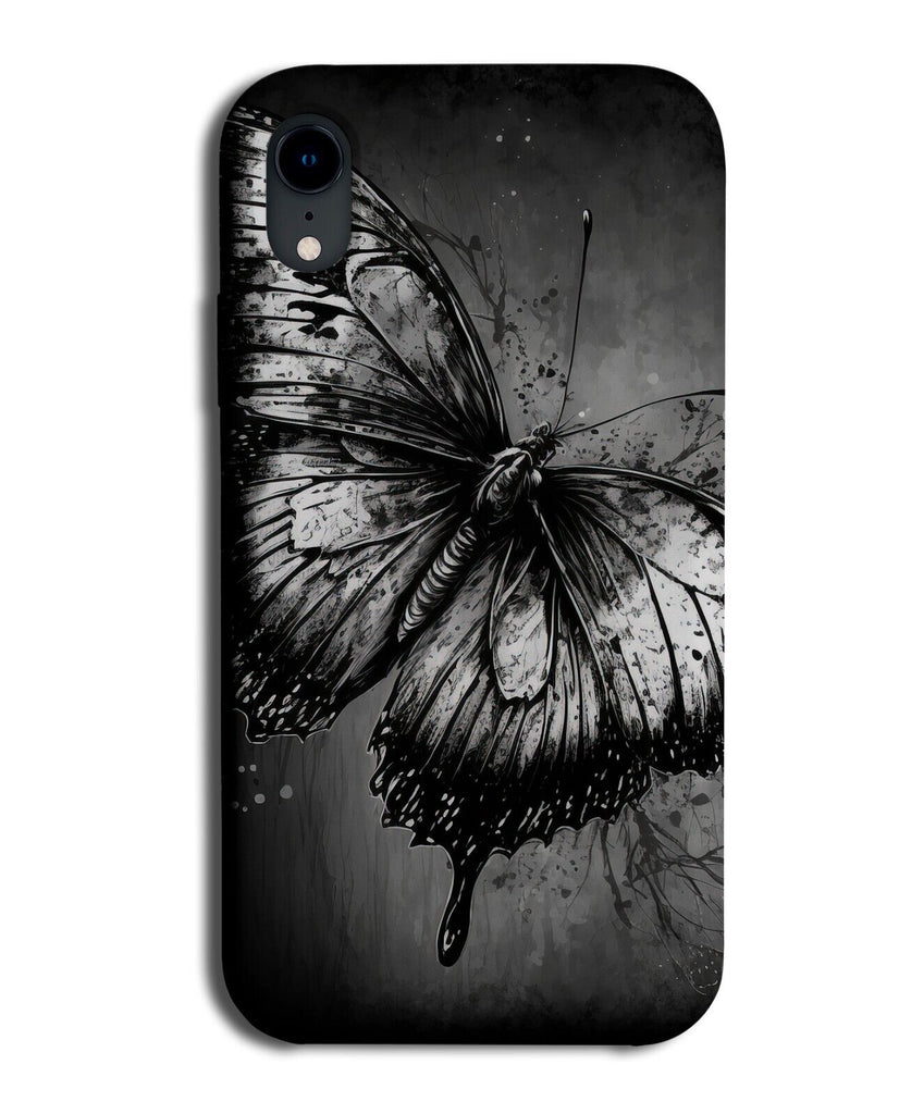Dark Butterfly Picture Phone Case Cover Photo Butterflies Wings Gothic Goth BC32