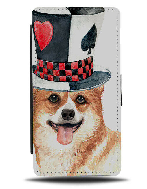 Corgi Flip Wallet Phone Case Dog Dogs Photo Drawing Oil Painting Corgis K520